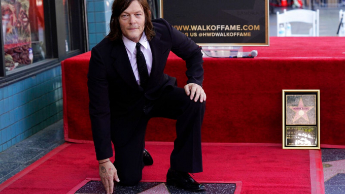 Norman Reedus ya tiene su estrella en el paseo de la fama