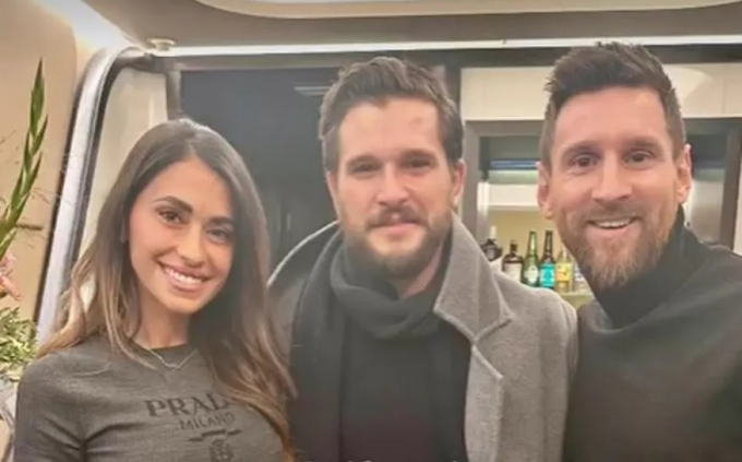 El encuentro de Messi con Jon Snow