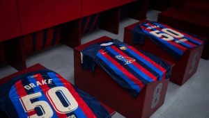 El Barça lucirá el logo del cantante Drake en el clásico
