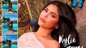 Kylie Jenner muestra su increíble figura en un diminuto bikini negro