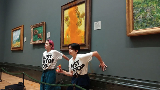 activistas cuadro van gogh