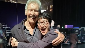 Ke Huy Quan, de Indiana Jones, comparte la historia del reencuentro con Harrison Ford