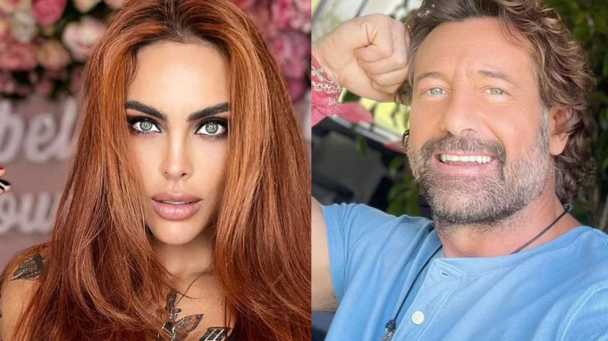 Sara Corrales reacciona a los comentarios acerca de su posible romance con Gabriel Soto.