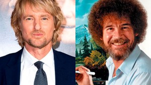 'Paint': Revelada una imagen con Owen Wilson transformado en el mítico pintor Bob Ross