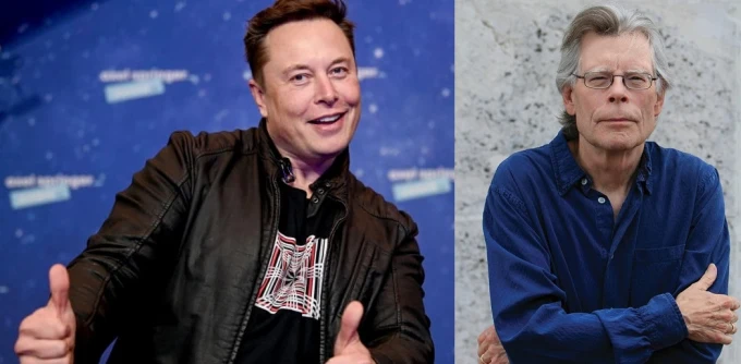 Elon Musk y Stephen King se enzarzan en Twitter: 