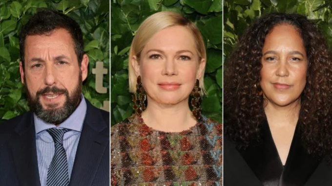 Los Gothams generan el impulso de los Oscars para Adam Sandler, Michelle Williams y Gina Prince-Bythewood.