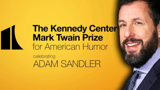 Adam Sandler se presenta al Premio Mark Twain de Humor del Kennedy Center.
