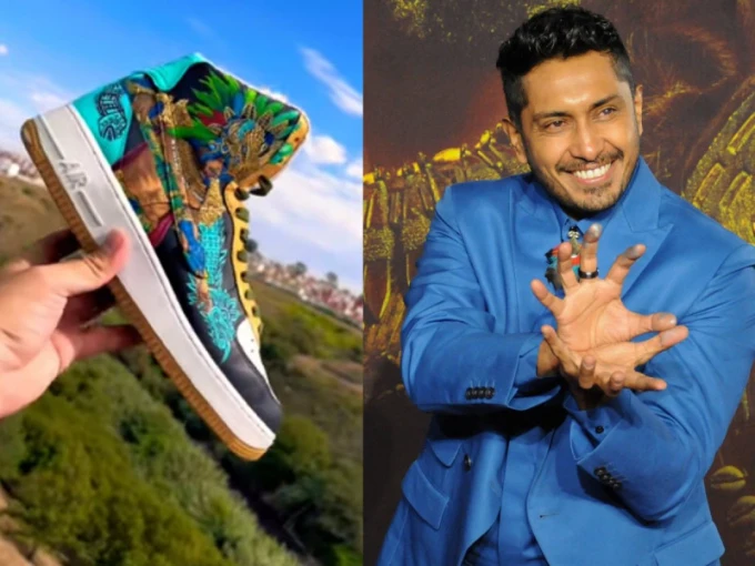  Crean zapatillas inspirados en 'Namor' y Tenoch Huerta los halaga!