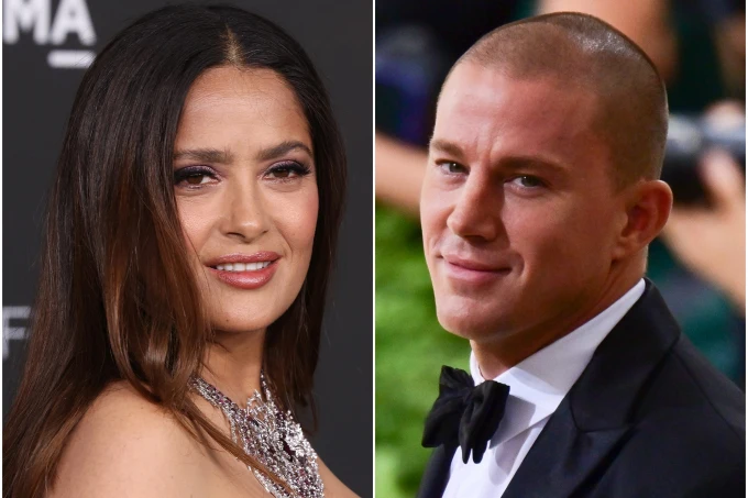 Channing Tatum habla maravillas de su relación con Salma Hayek en 'Magic Mike 3'