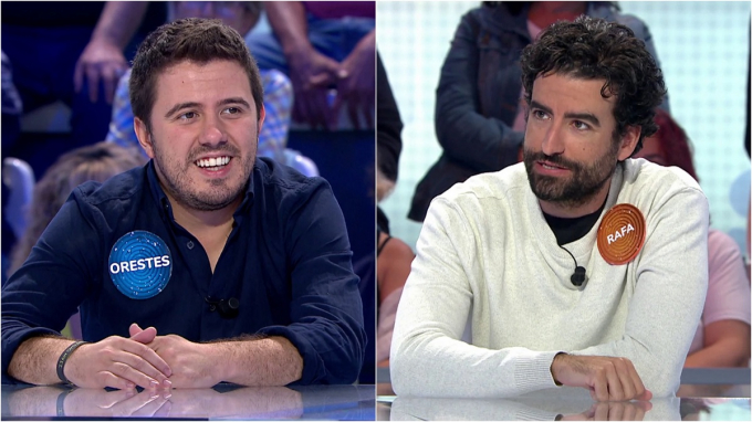 Orestes y Rafa retoman su duelo en 'Pasapalabra' con un bote de 2.086.000 euros