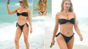 Noticia Chloe Sims en la playa de Miami con un ajustado bikini negro que muestra su increíble cuerpo