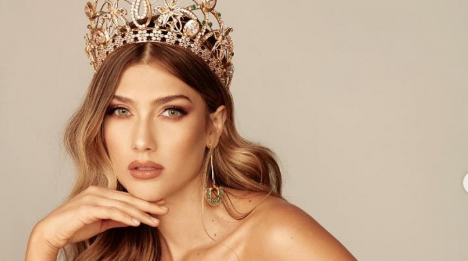 Miss Colombia contesta a la pregunta sobre el 