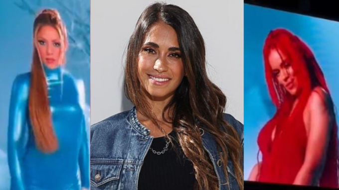 La esposa de Messi, Antonela Roccuzzo, se prende fuego con nuevo tema de Shakira y Karol G