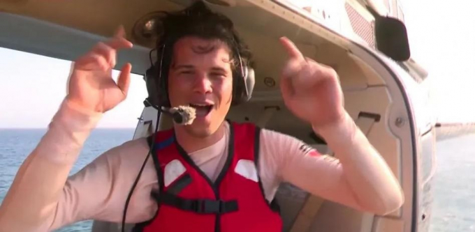 Bosco, sobrino de Pocholo, sancionado por su peligroso salto del helicóptero