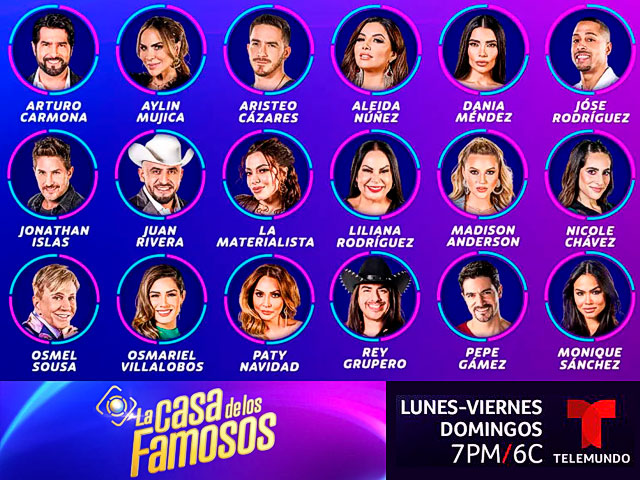 La casa de los famosos 3: Lista de los Participantes