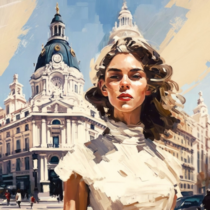 midjourney-mujer-madrid