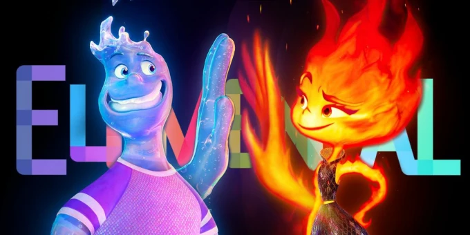 El fuego y el agua se unen en el tráiler de Pixar 