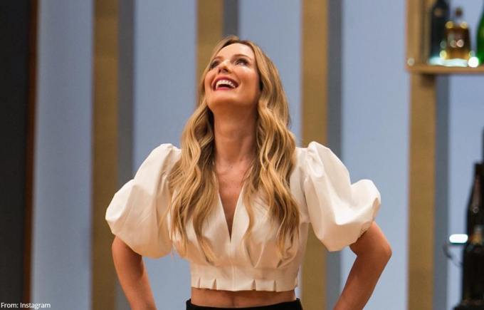 Claudia Bahamón sufrió gracioso impase durante la grabación de 'Masterchef'.