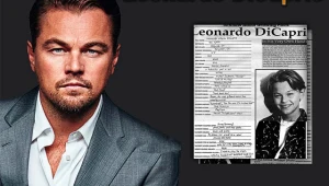 Leonardo DiCaprio: Su ficha de puño y letra más sorprendente