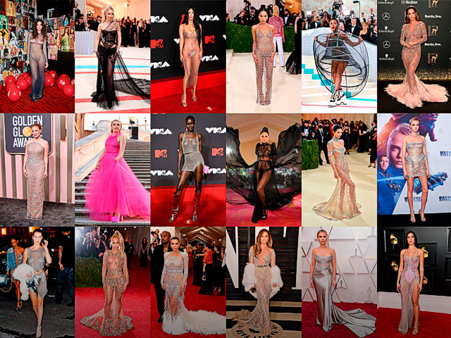 La mejores transparencias de las famosas en las alfombras rojas