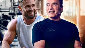 Chris Hemsworth cumple su sueño: entrenar con Schwarzenegger