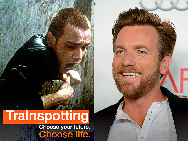 Ewan McGregor comparte la icónica escena del váter de 'Trainspotting' con sus hijos