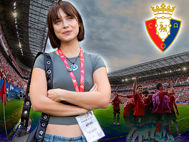 Clara Galle recibe críticas por asistir al Estadio del Osasuna sin sujetador