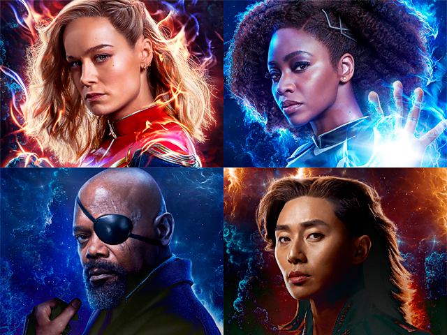 Los nuevos pósters de Marvels revelan a las estrellas de la secuela del MCU