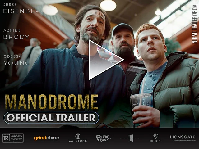 Trailer de Manodrome: Jesse Eisenberg y Adrien Brody protagonizan un intenso thriller