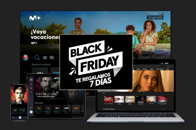 El Black Friday llega a Movistar Plus+: 7 días gratis solo con tu email
