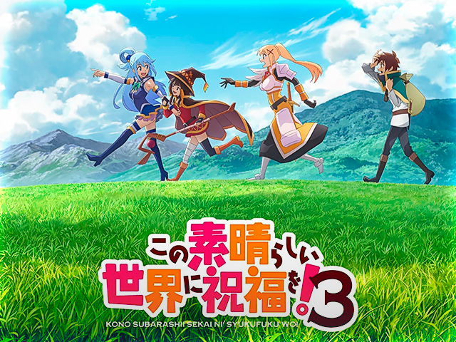 KonoSuba! Regresa con magia, risas y un encantador tráiler para su Temporada 3
