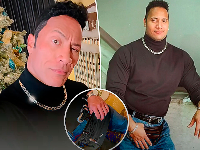 Dwayne Johnson, 'The Rock', recrea su famoso meme