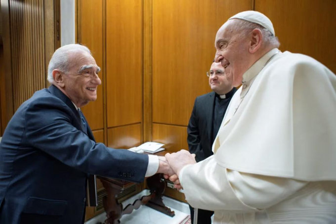 Martin Scorsese se reúne con el Papa para preparar una película sobre Jesús