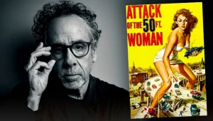Tim Burton dirigirá el emocionante remake de 'El ataque de la mujer de 50 pies'