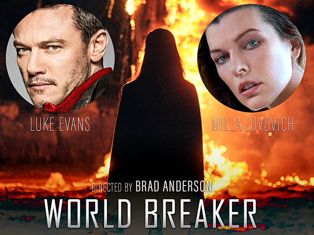 Luke Evans y Milla Jovovich serán los nuevos protagonistas de 'World Breaker'