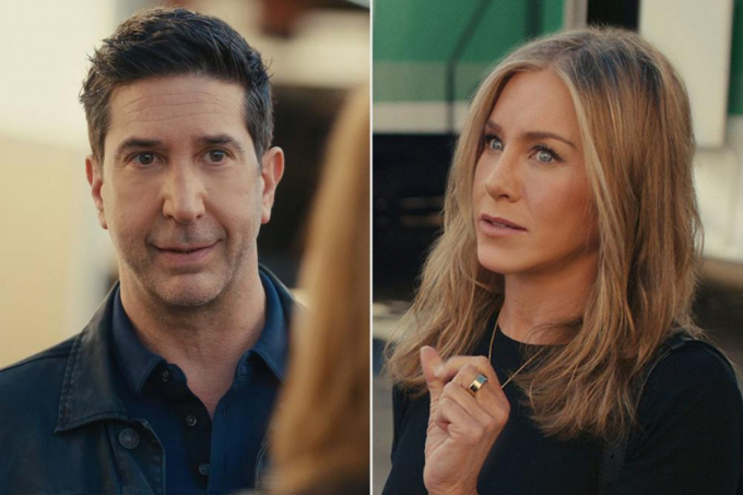 Reencuentro incómodo en la Super Bowl: Jennifer Aniston olvida a David Schwimmer