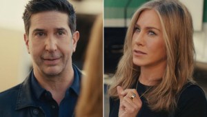 Reencuentro incómodo en la Super Bowl: Jennifer Aniston olvida a David Schwimmer