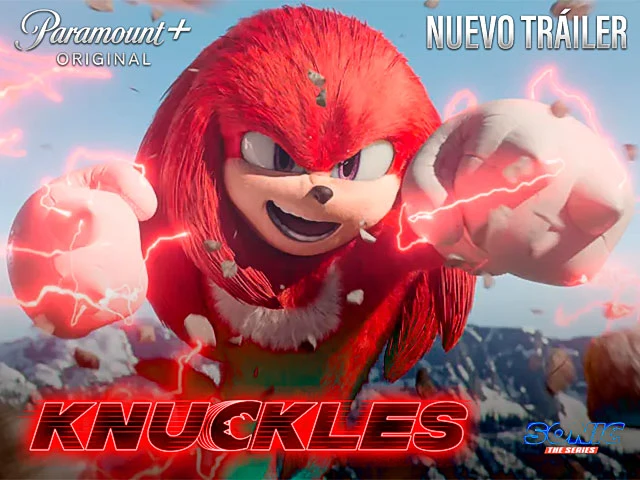 Knuckles, el spin-off de Sonic the Hedgehog, presenta un impactante primer tráiler