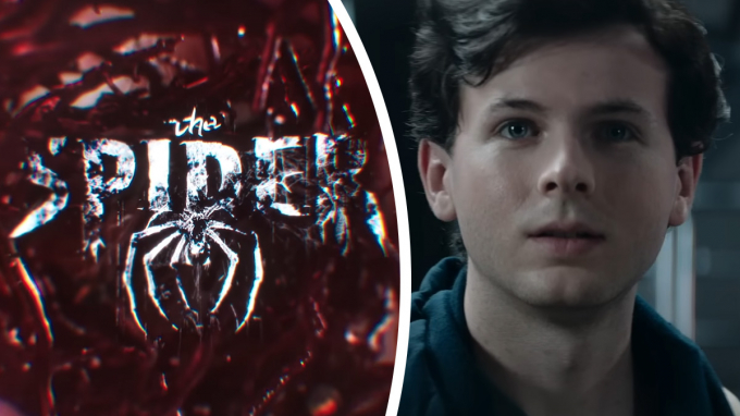 Chandler Riggs, de 'The Walking Dead', desata el terror como una nueva versión de Spider-Man.