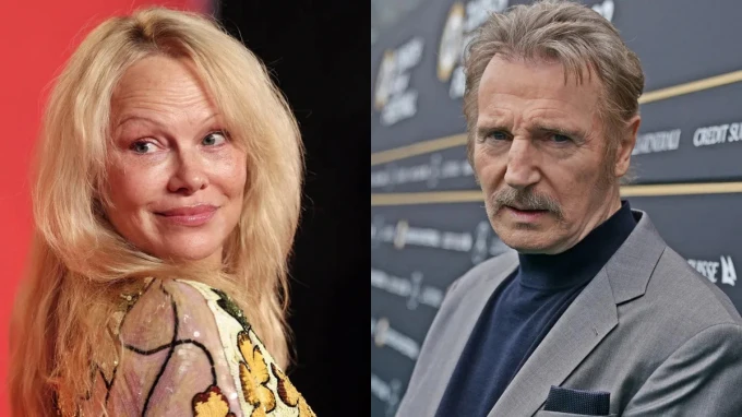 Pamela Anderson y Liam Neeson: La Explosiva Dupla del Remake de 'La pistola desnuda'