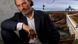 Andrew Lincoln, estrella de 'The Walking Dead', cautivado por el marisco gallego