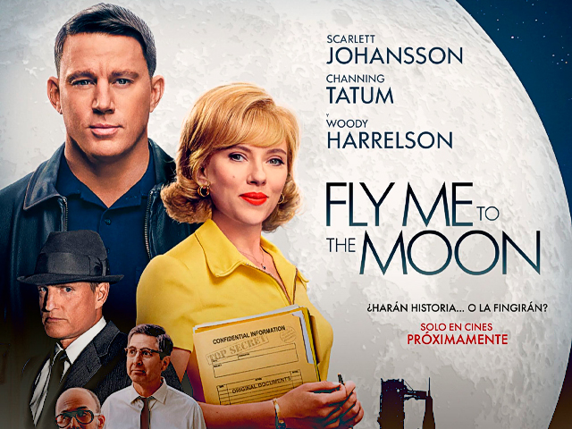 Scarlett Johansson y Channing Tatum recrean un aterrizaje lunar en el tráiler de 'Fly Me to the Moon'