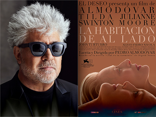 Almodóvar conquista Venecia con 'La habitación de al lado' y logra una ovación de 17 minutos