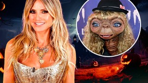 Heidi Klum sorprende nuevamente en Halloween con un asombroso disfraz de E.T.