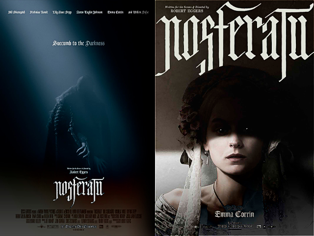 Emma Corrin experimenta el verdadero miedo en la nueva imagen de 'Nosferatu'