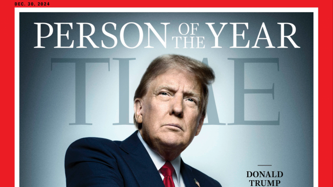 El presidente Donald Trump fue elegido como persona del año 2024 por la revista TIME