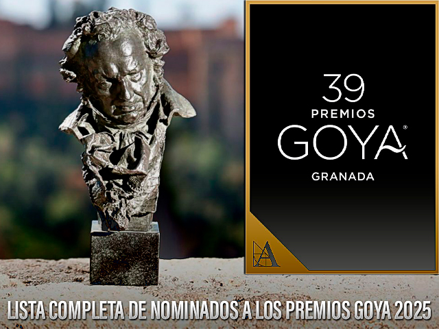 Lista completa de nominaciones a los Premios Goya 2025