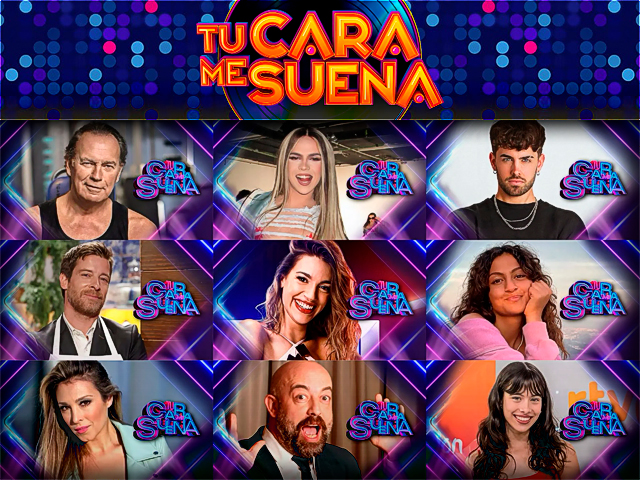 ‘Tu cara me suena’ ha revelado la lista de concursantes que participarán en su duodécima temporada en Antena 3
