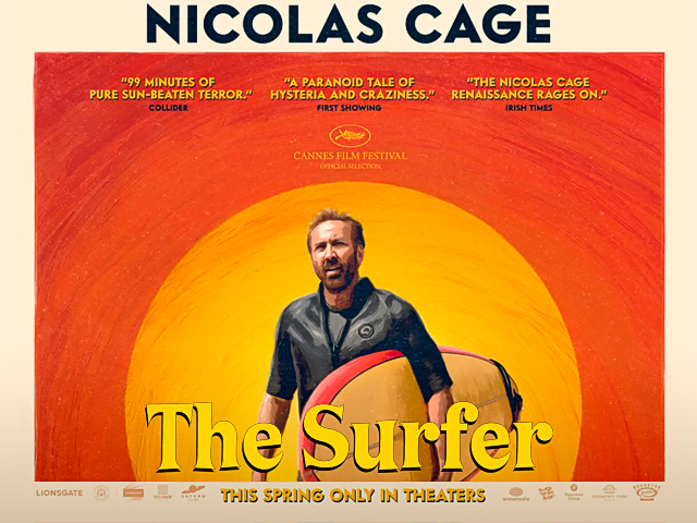 Nicolas Cage desafía a un culto de surfistas en el alocado tráiler de 'The Surfer'