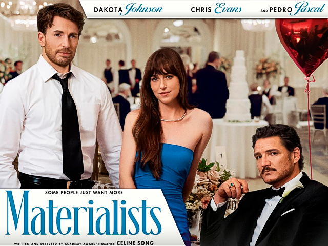 Primer tráiler de 'Materialists', la próxima película de Celine Song, protagonizada por Chris Evans, Dakota Johnson y Pedro Pascal